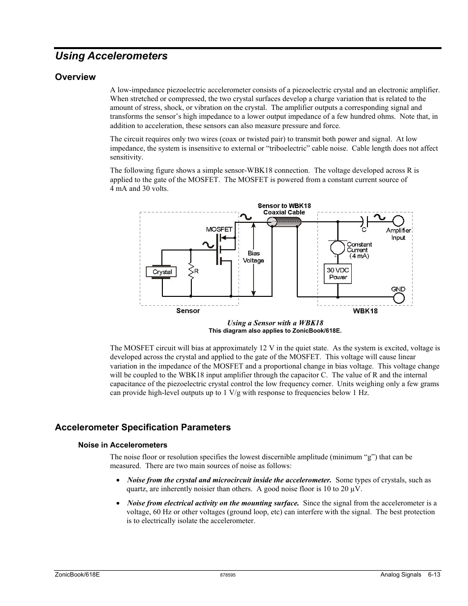 Using accelerometers | Measurement Computing ZonicBook 618E rev.3.4 User Manual | Page 61 / 122