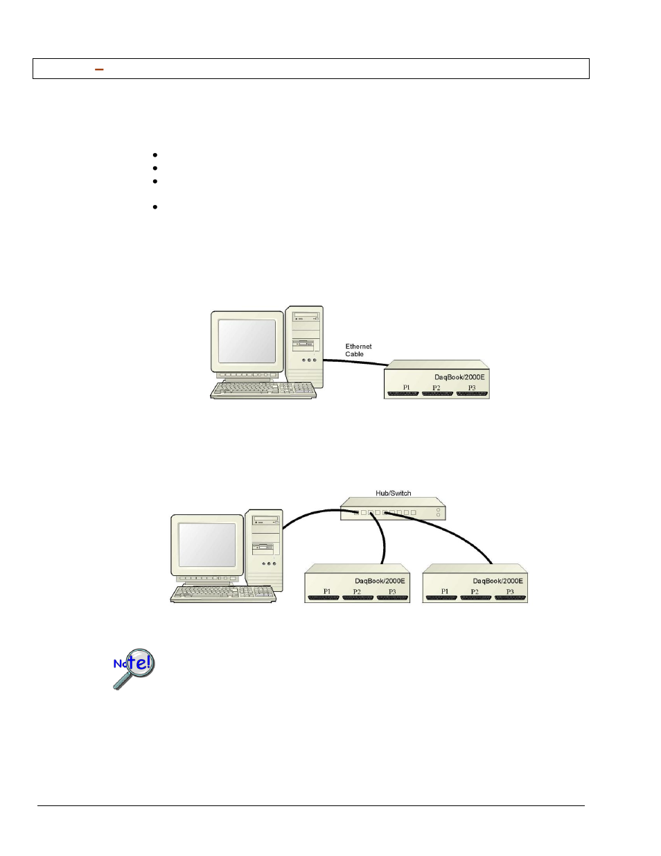 Step 2 – determine the type of network connection, Step 2 | Measurement Computing WaveBook rev.5.3 User Manual | Page 30 / 154