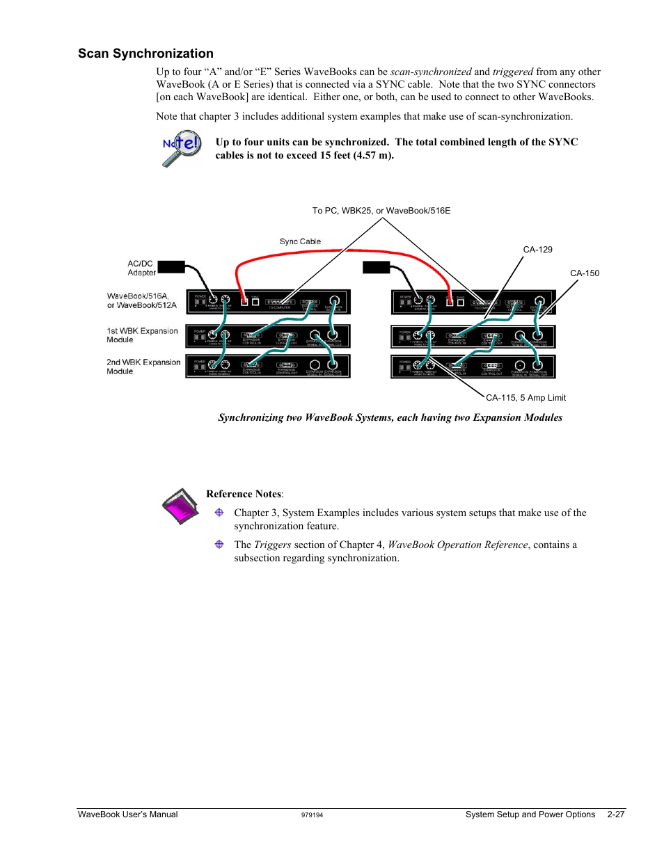 Scan synchronization | Measurement Computing WaveBook rev.5.3 User Manual | Page 47 / 154