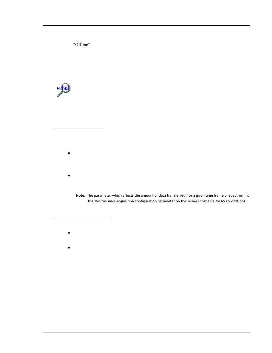 An explanation of offline status | Measurement Computing eZ-TOMAS version 7.1.x User Manual | Page 106 / 108
