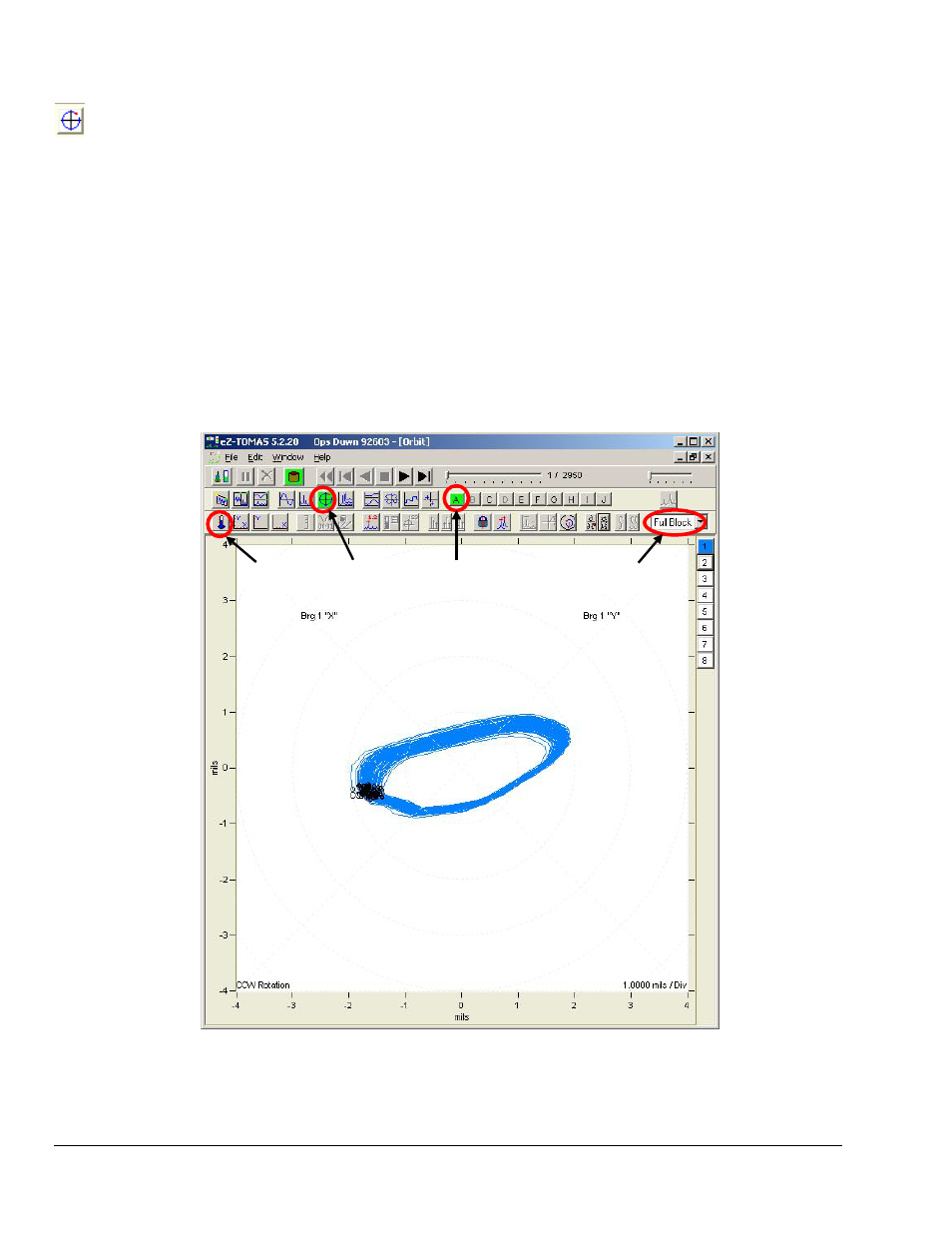 Orbit displays | Measurement Computing eZ-TOMAS version 7.1.x User Manual | Page 69 / 108