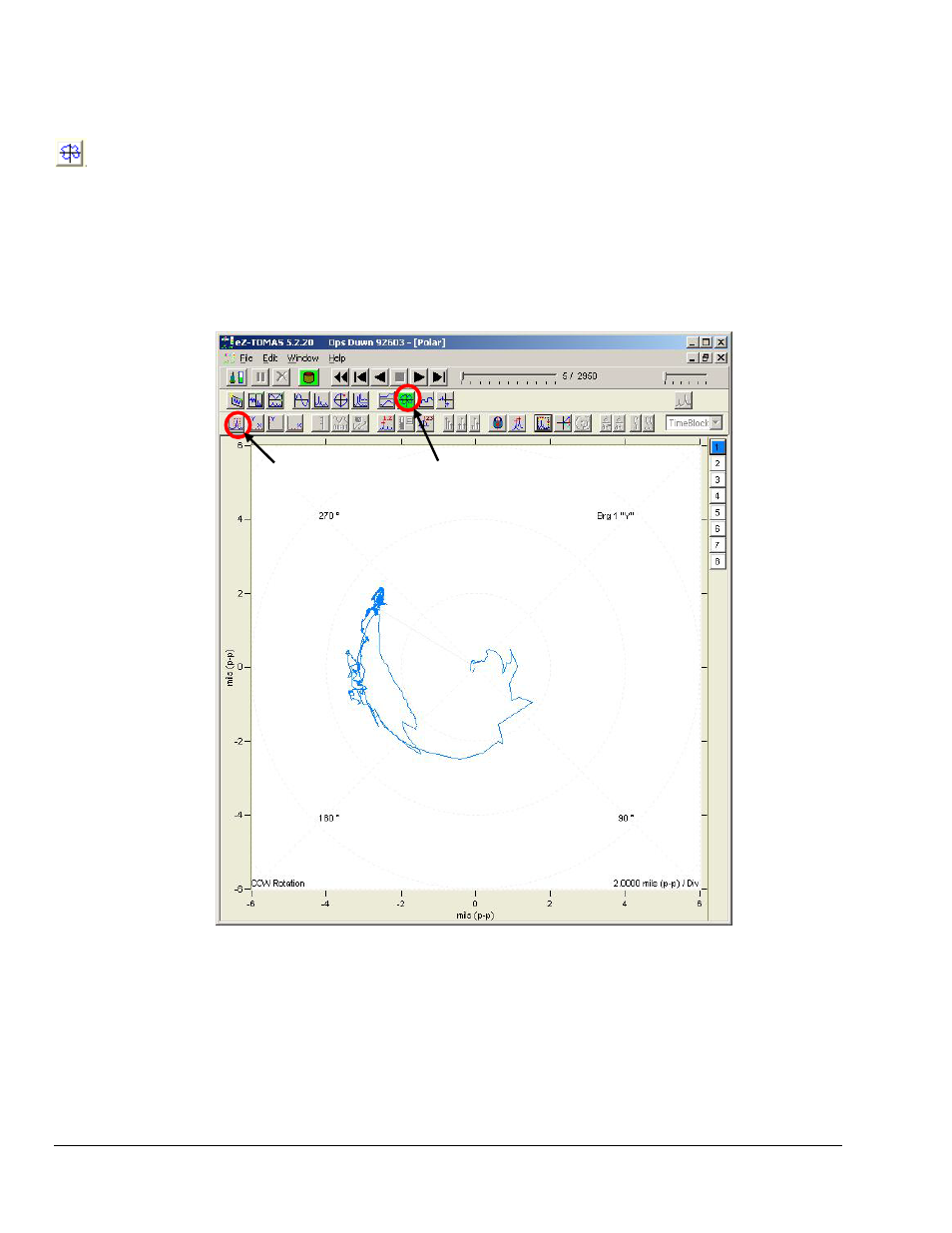 Polar displays | Measurement Computing eZ-TOMAS version 7.1.x User Manual | Page 77 / 108