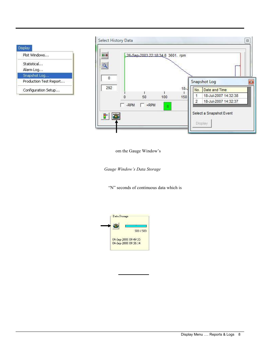 Snapshot log | Measurement Computing eZ-TOMAS version 7.1.x User Manual | Page 90 / 108