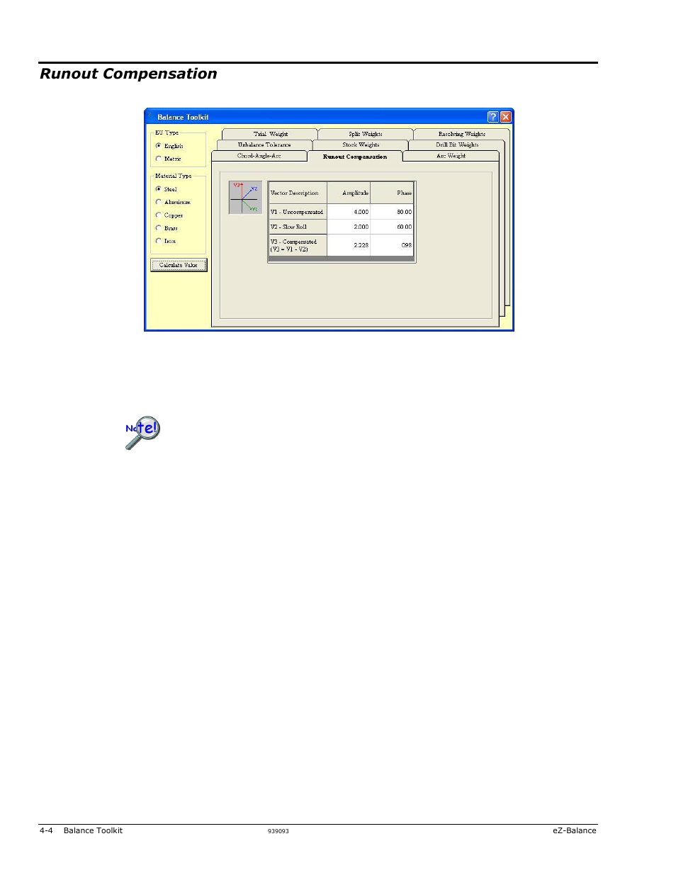 Runout compensation | Measurement Computing eZ-Balance rev.9.0 User Manual | Page 36 / 40
