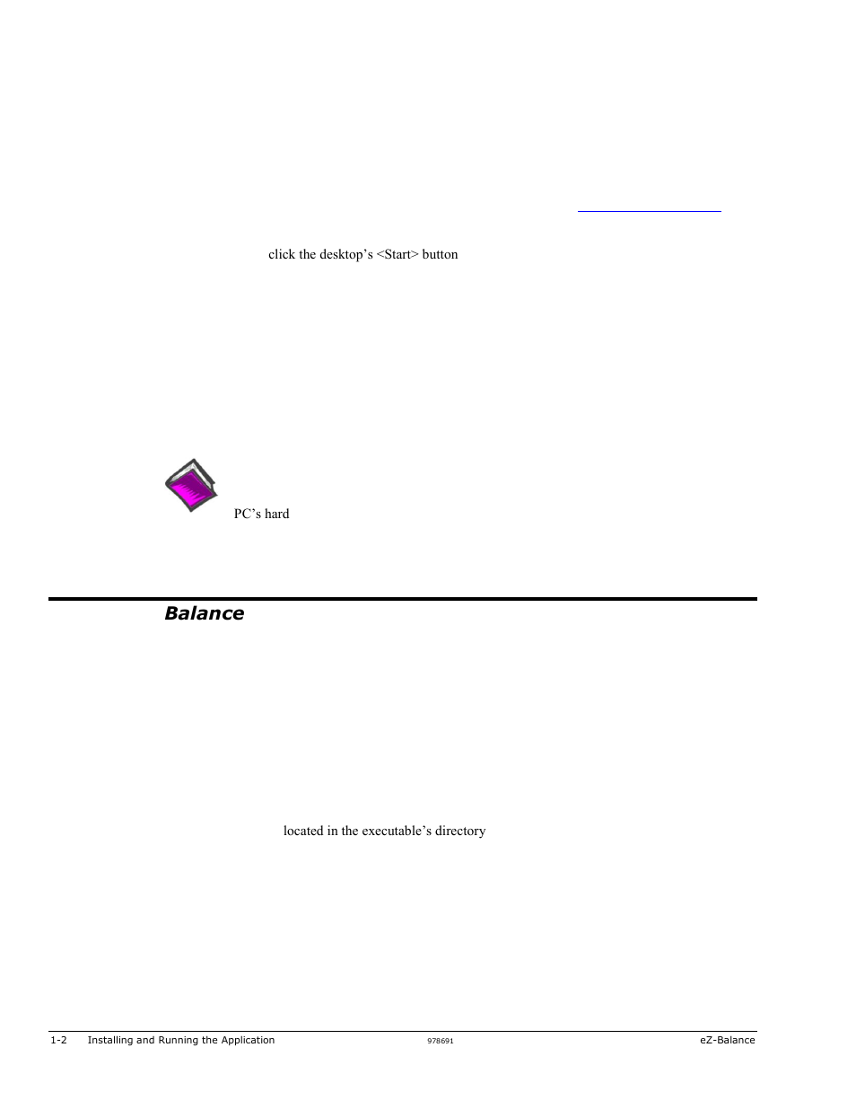 Running ez, Balance | Measurement Computing eZ-Balance rev.9.0 User Manual | Page 6 / 40