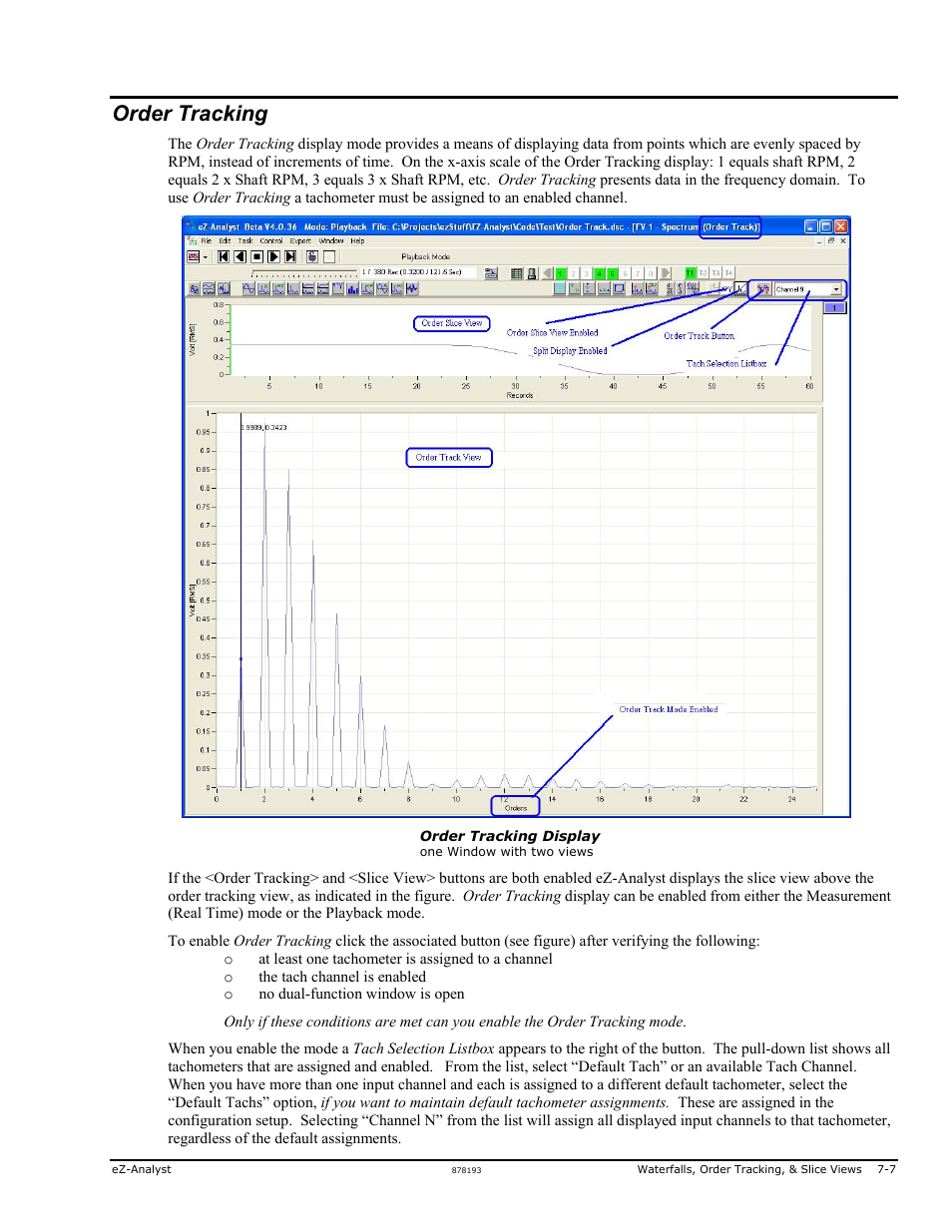 Ng …… 7-7, Order tracking | Measurement Computing eZ-Analyst rev.14.1 User Manual | Page 121 / 136