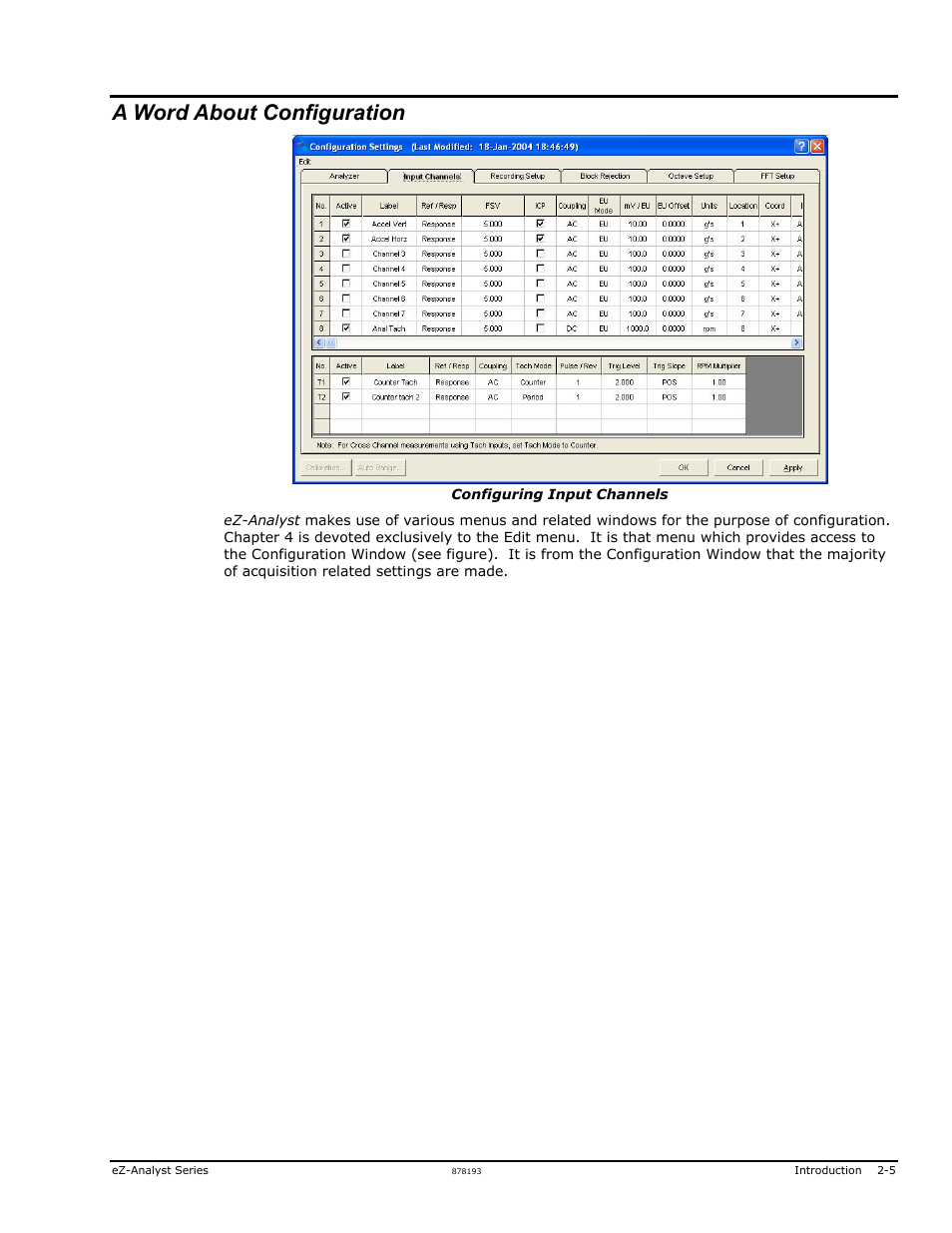 A word about configuration | Measurement Computing eZ-Analyst rev.14.1 User Manual | Page 17 / 136