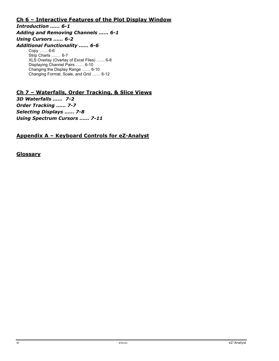 Measurement Computing eZ-Analyst rev.14.1 User Manual | Page 6 / 136
