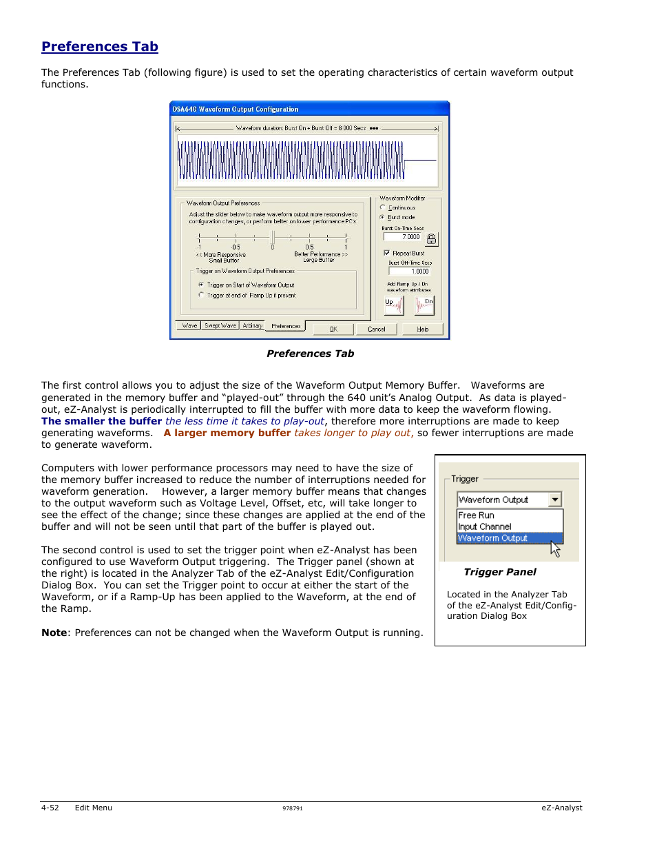 Preferences tab | Measurement Computing eZ-Analyst rev.14.1 User Manual | Page 88 / 136