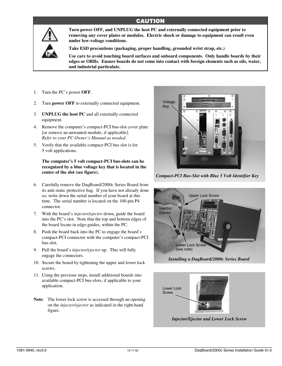 Measurement Computing DaqBoard 2000c Series rev.3.0 User Manual | Page 7 / 12