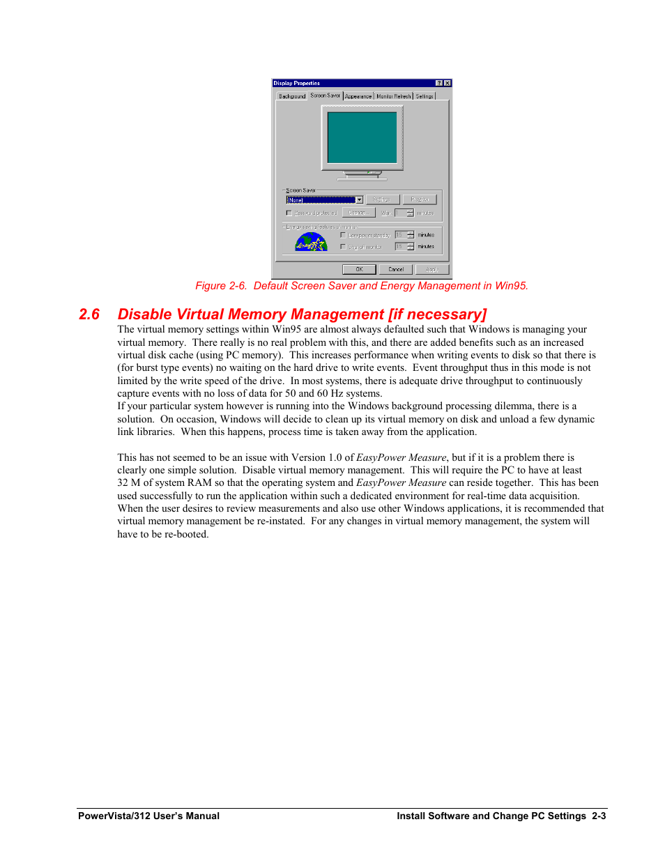 Disable virtual memory management [if necessary | Measurement Computing WavePort 312P rev.1.0 User Manual | Page 15 / 82