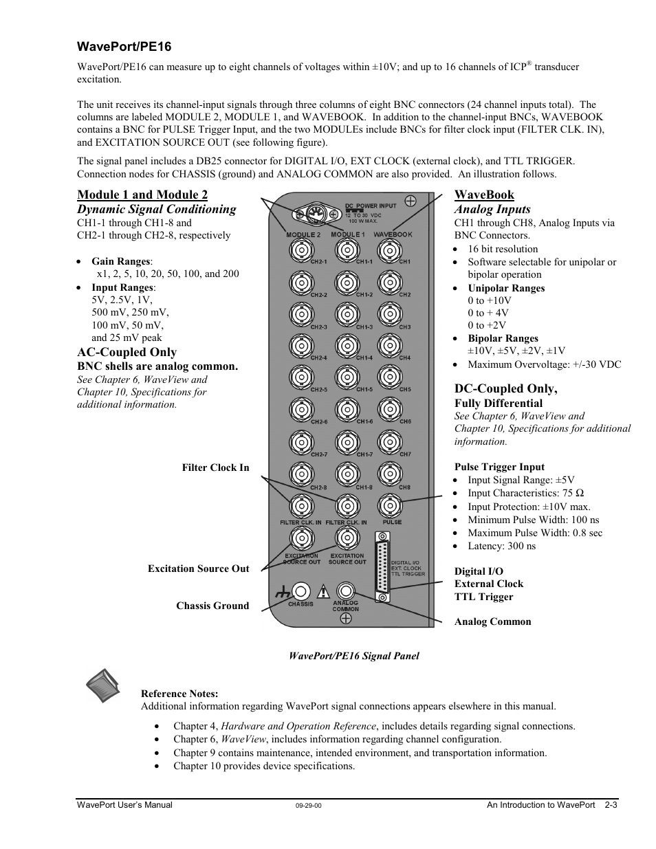 Measurement Computing WavePort rev.3.0 User Manual | Page 13 / 140