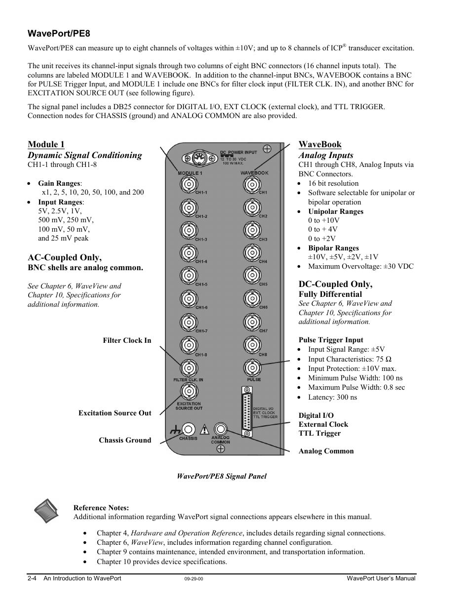 Measurement Computing WavePort rev.3.0 User Manual | Page 14 / 140