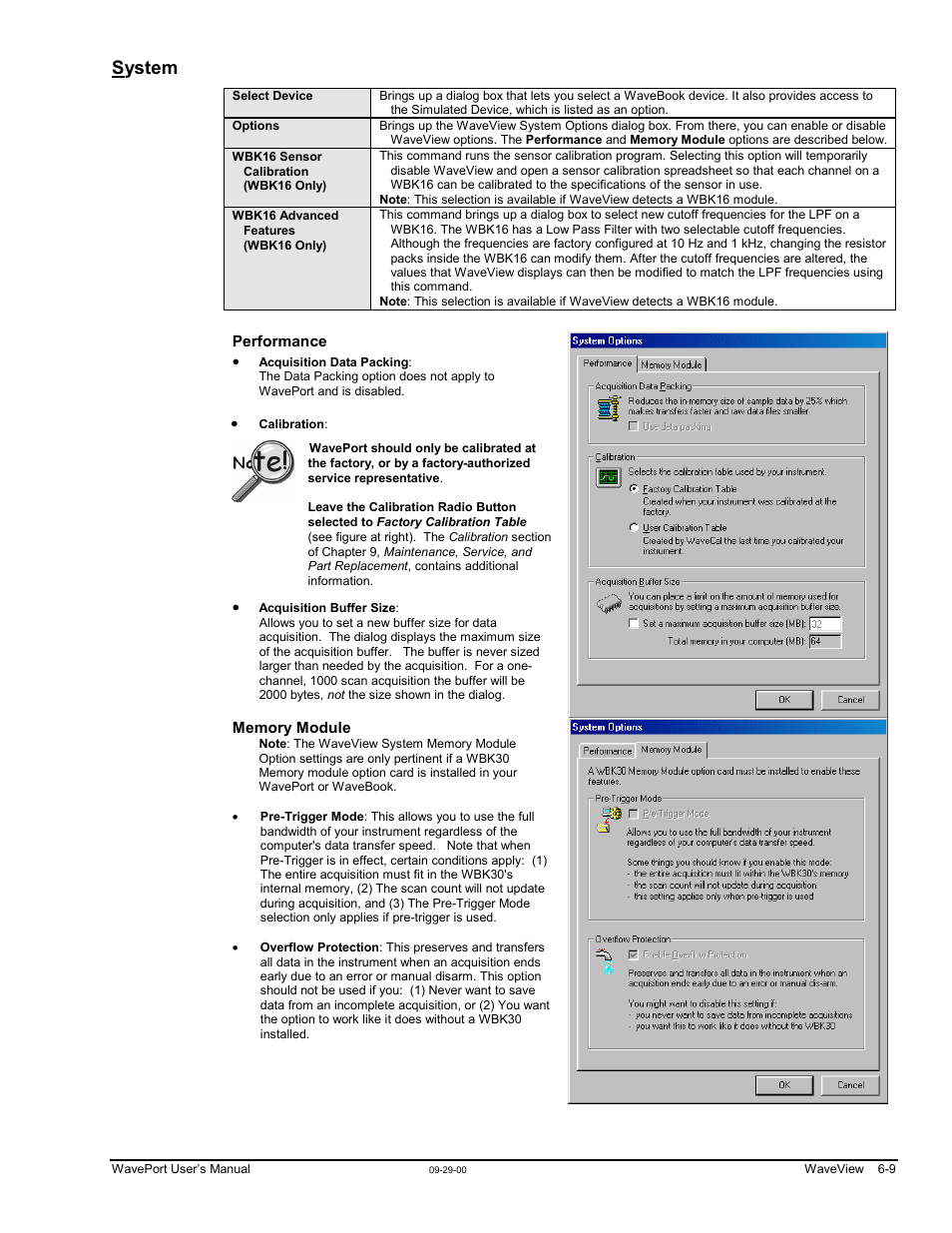 Stem…… 6-9, System | Measurement Computing WavePort rev.3.0 User Manual | Page 61 / 140