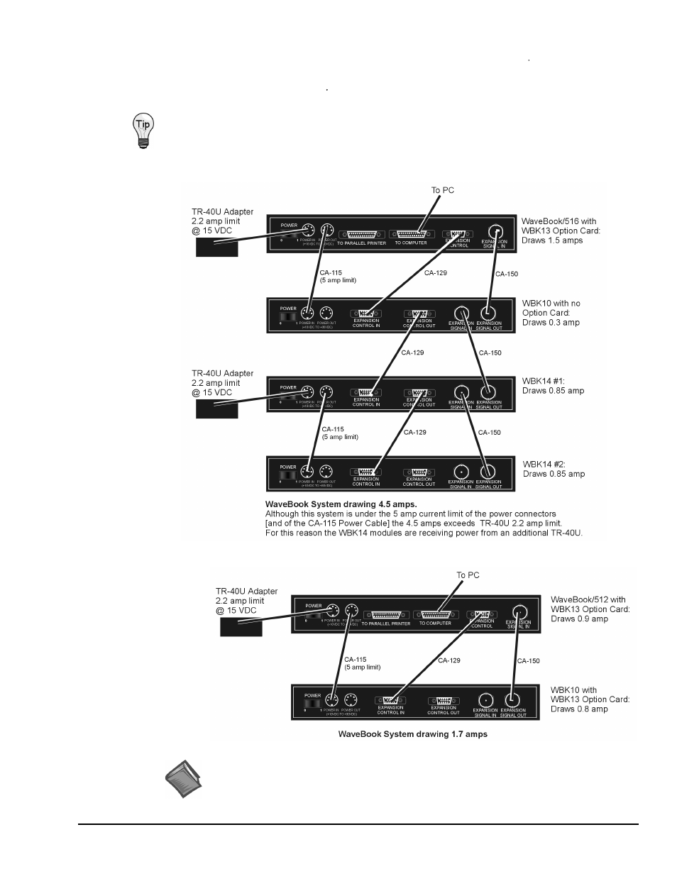 Three system examples | Measurement Computing WaveBook rev.4.0 User Manual | Page 33 / 82