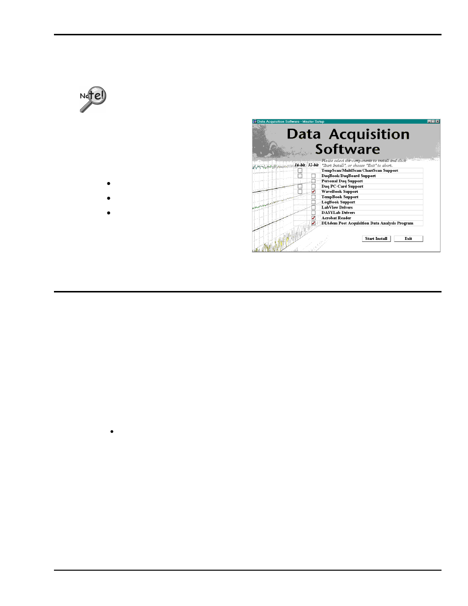 Installing software | Measurement Computing WaveBook rev.4.0 User Manual | Page 43 / 82