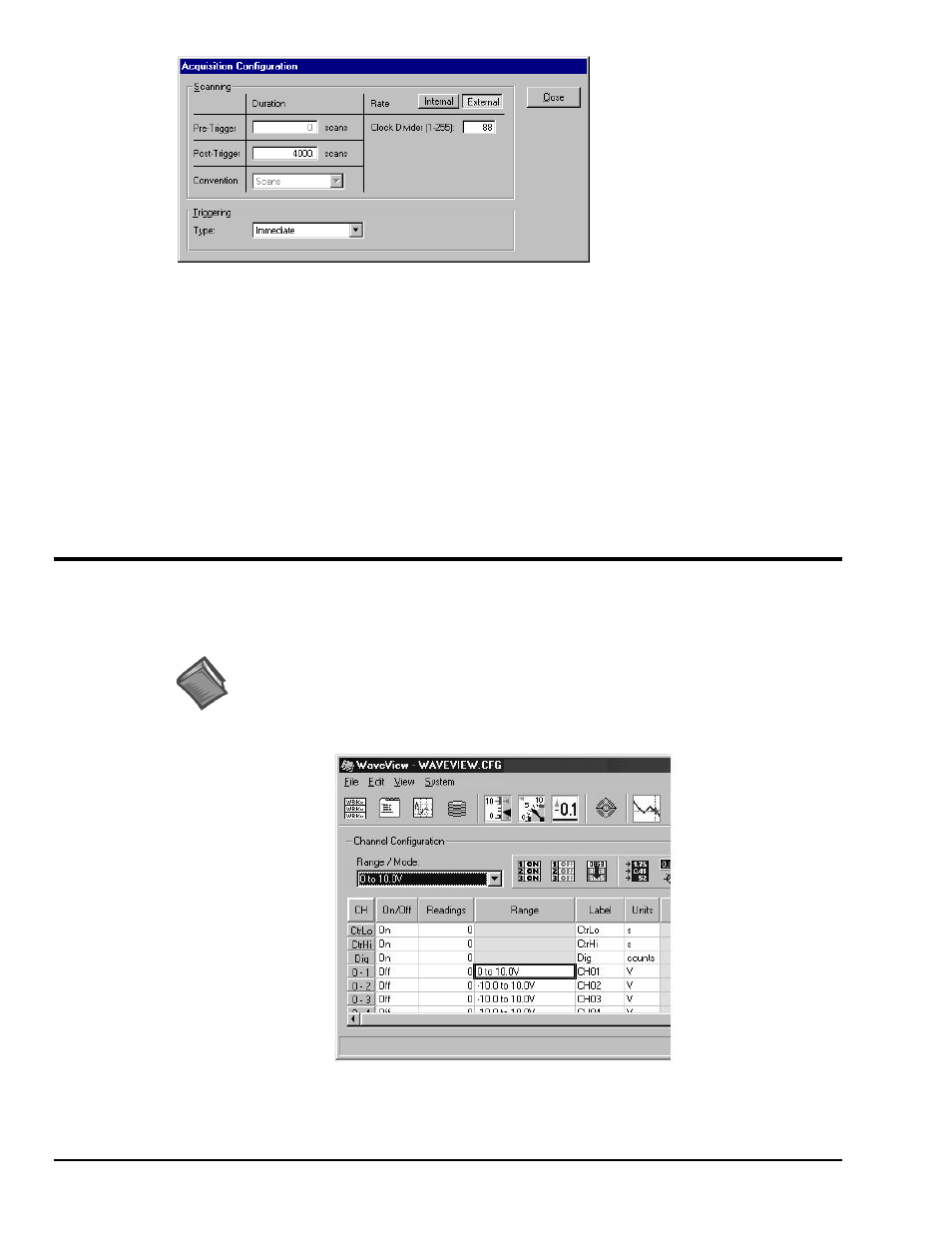 Programmable features, Programmable features …… 4-16 | Measurement Computing WaveBook rev.4.0 User Manual | Page 62 / 82