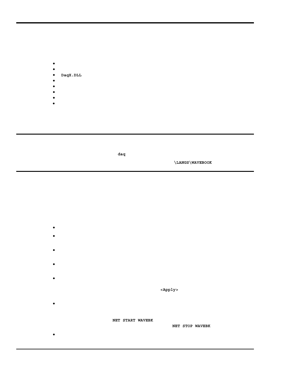 Readme files and the install cd-rom, Driver support, Connection problems | Measurement Computing WaveBook rev.4.0 User Manual | Page 68 / 82