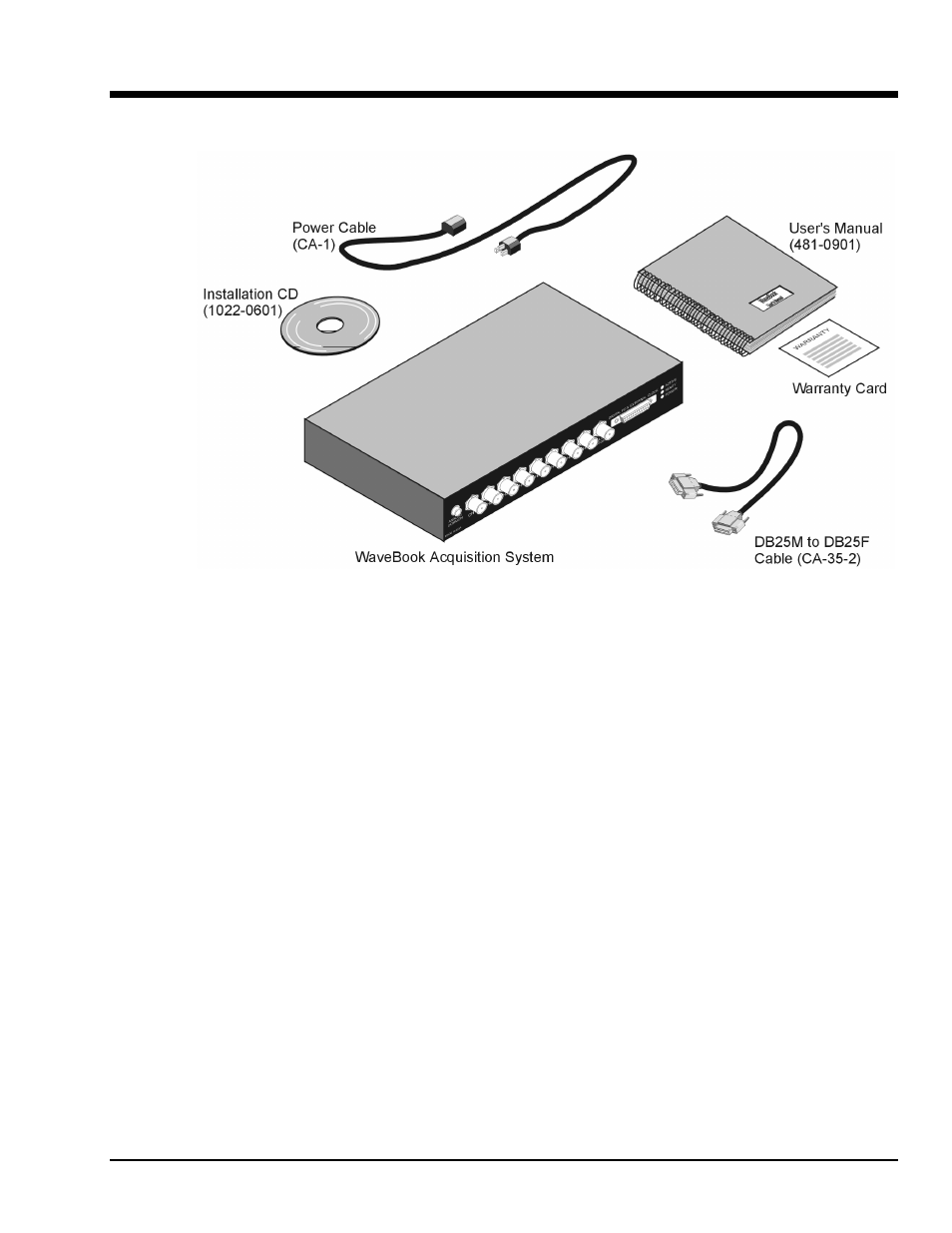 1 - unpacking and inspecting your wavebook package, Unpacking and inspecting your wavebook package 1 | Measurement Computing WaveBook rev.4.0 User Manual | Page 9 / 82