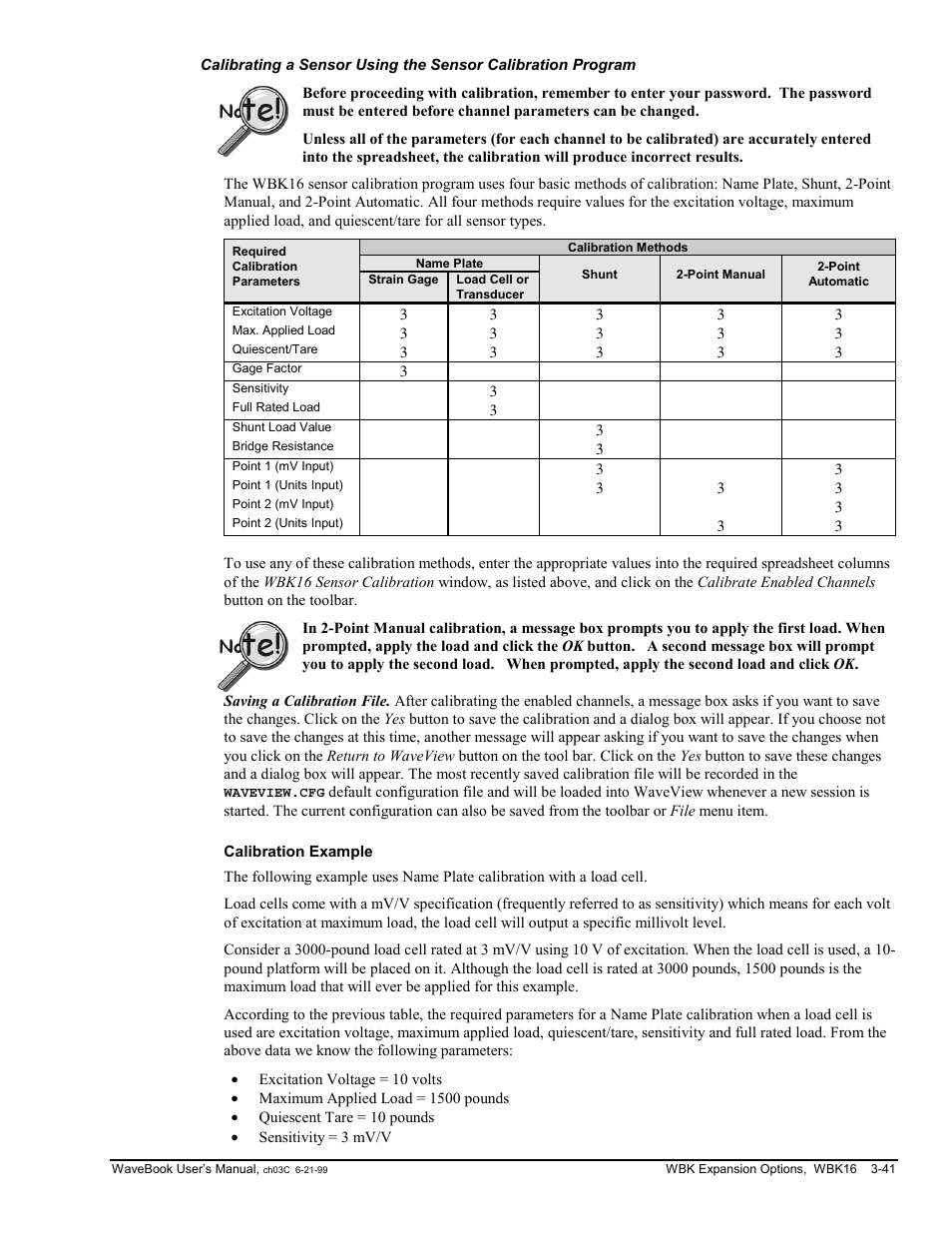 Calibration example | Measurement Computing WaveBook rev.3.0 User Manual | Page 73 / 236