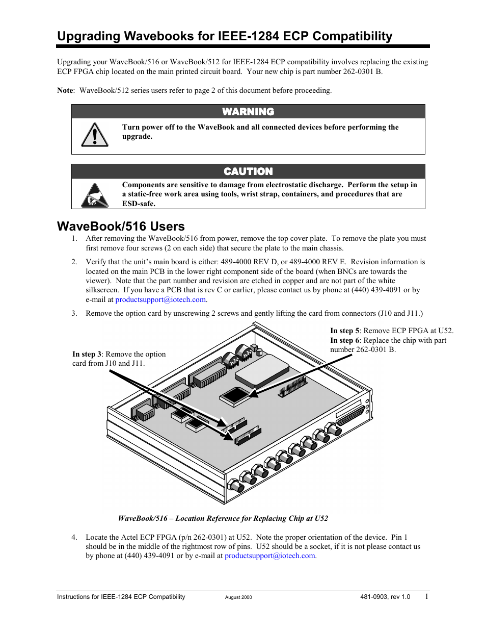 Measurement Computing IEEE-1284 ECP User Manual | 2 pages