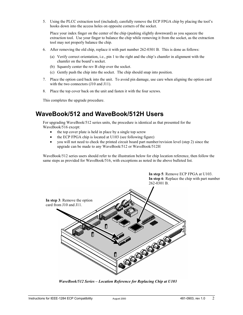Wavebook/512 and wavebook/512h users | Measurement Computing IEEE-1284 ECP User Manual | Page 2 / 2