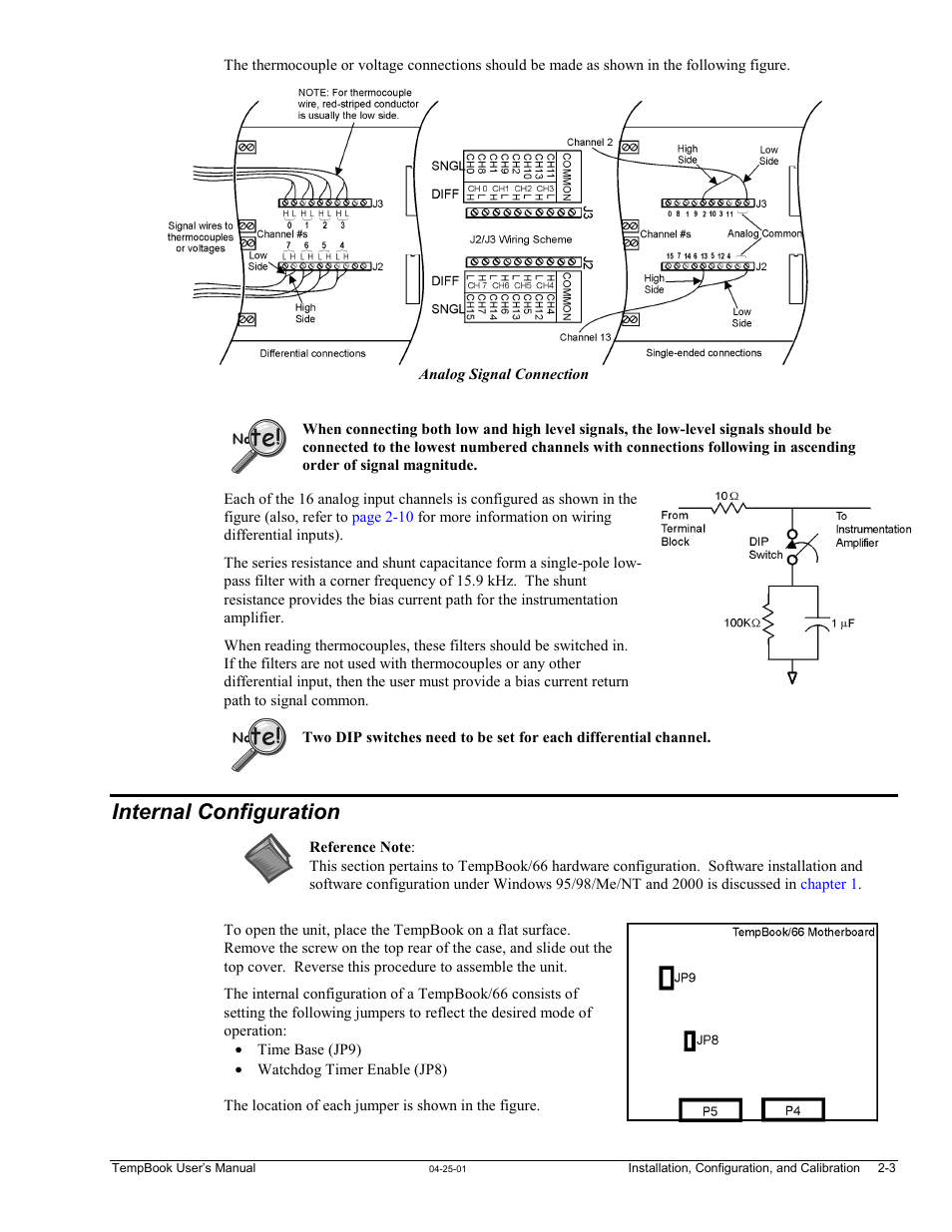 Internal configuration | Measurement Computing TempBook rev.4.0 User Manual | Page 21 / 26