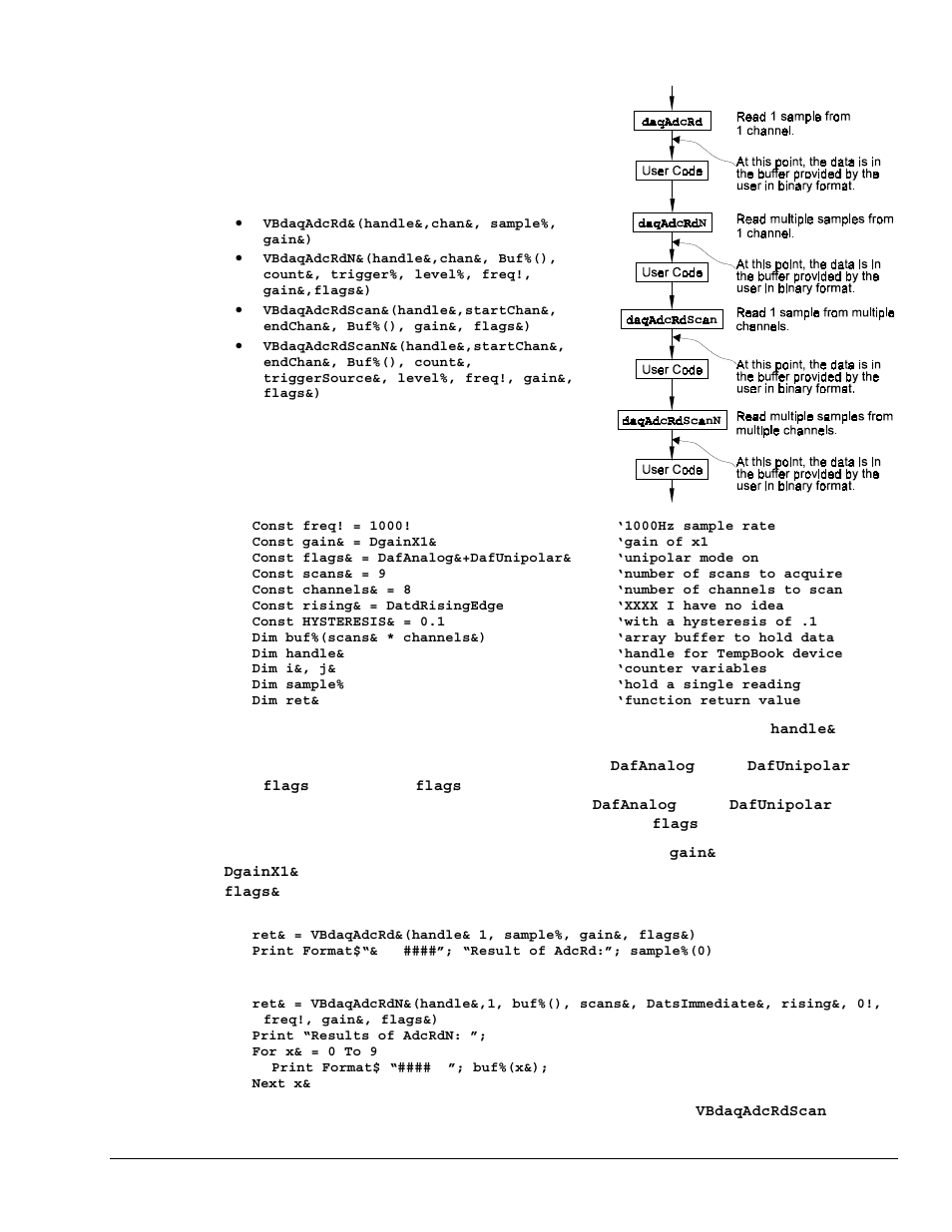 Foreground acquisition with one-step commands | Measurement Computing TempBook rev.3.0 User Manual | Page 101 / 166