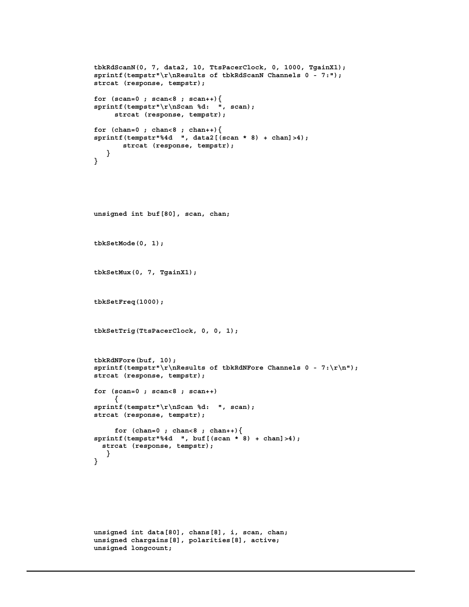 Low-level analog input, Analog input in the background | Measurement Computing TempBook rev.3.0 User Manual | Page 34 / 166