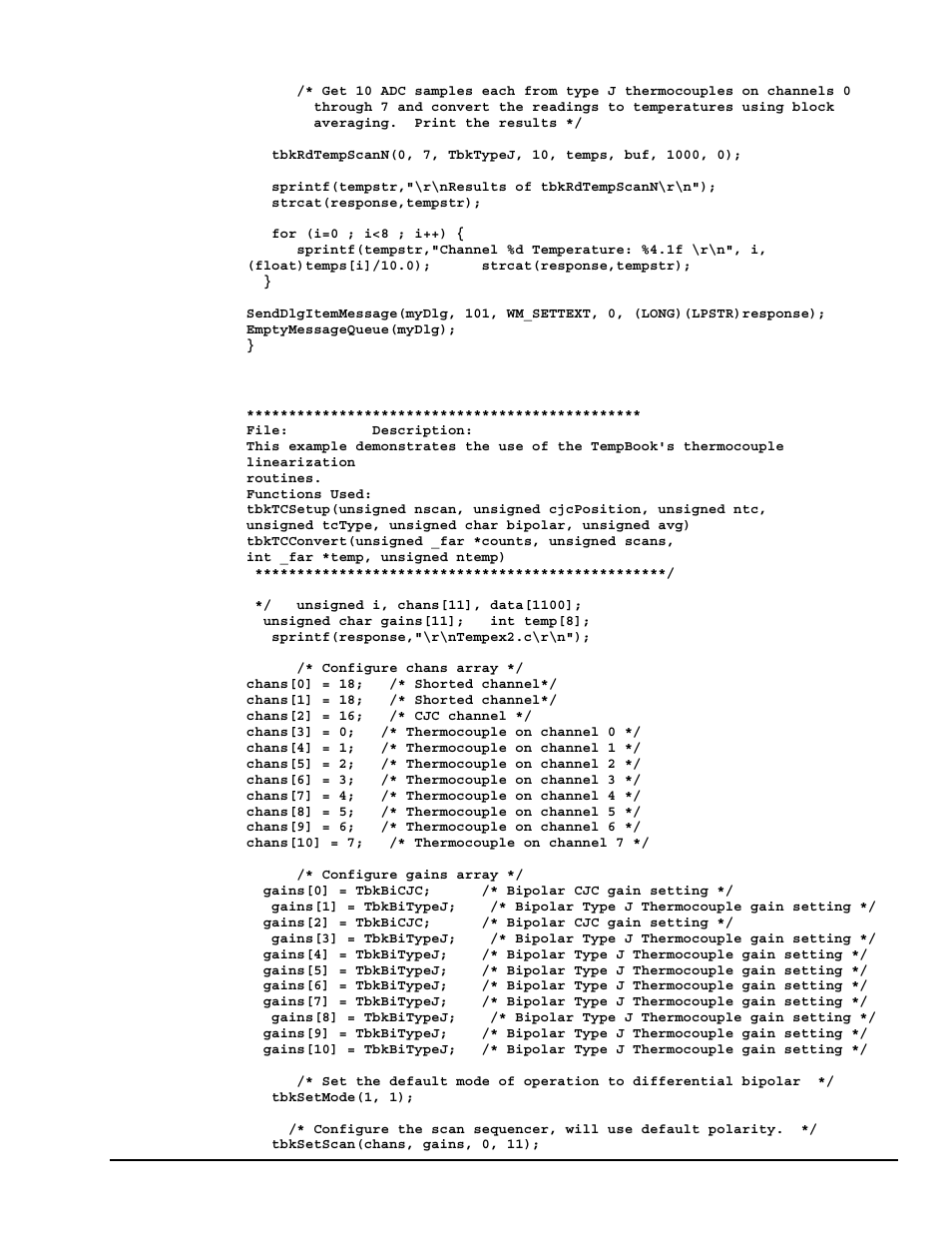 Low-level thermocouple linearization | Measurement Computing TempBook rev.3.0 User Manual | Page 47 / 166