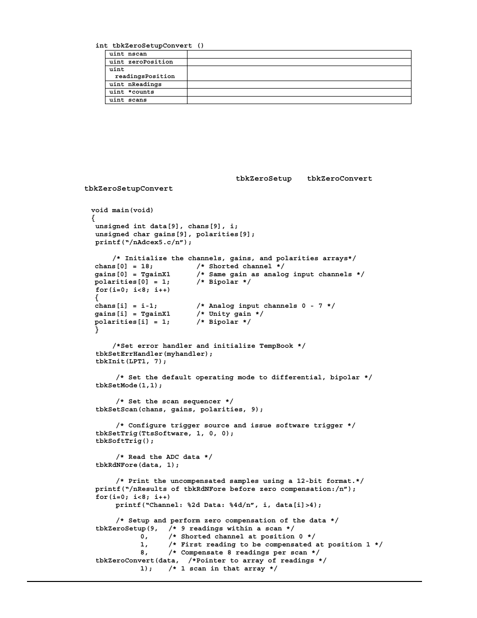 Zero compensation example | Measurement Computing TempBook rev.3.0 User Manual | Page 54 / 166
