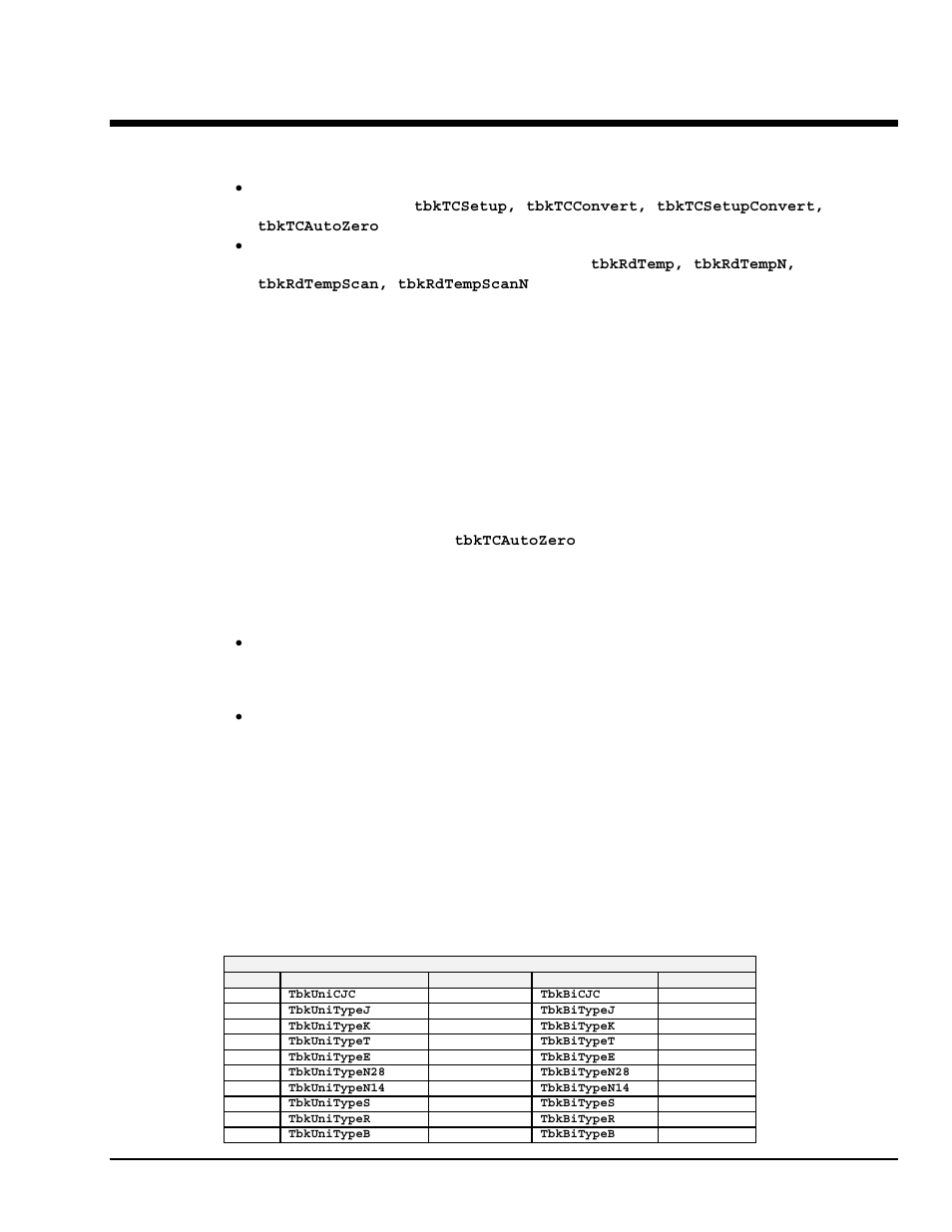 Chapter 8 - thermocouple measurement, Low-level thermocouple data conversion functions, Thermocouple measurement | Measurement Computing TempBook rev.3.0 User Manual | Page 57 / 166