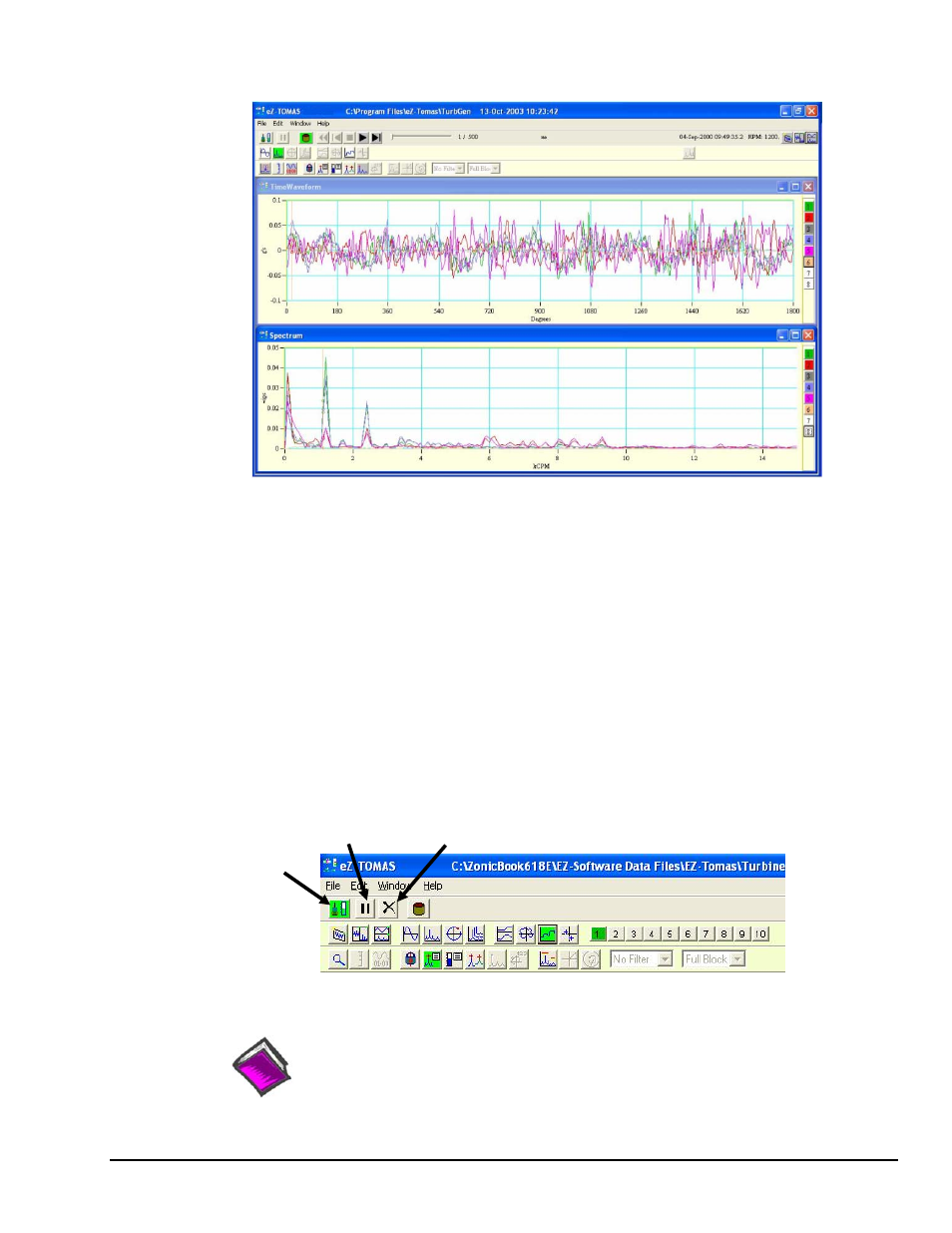 Real time” plot controls | Measurement Computing eZ-TOMAS rev.11.0 User Manual | Page 21 / 94
