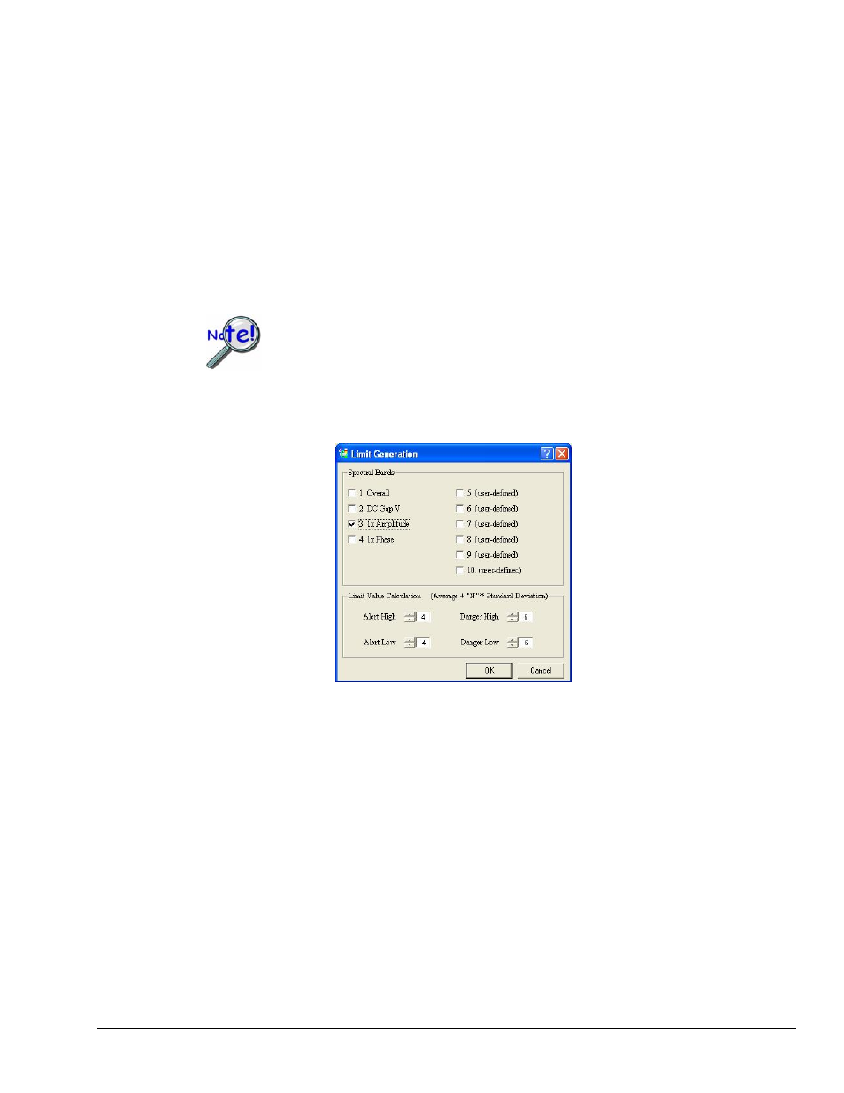 Using a statistical report to generate limits | Measurement Computing eZ-TOMAS rev.11.0 User Manual | Page 75 / 94
