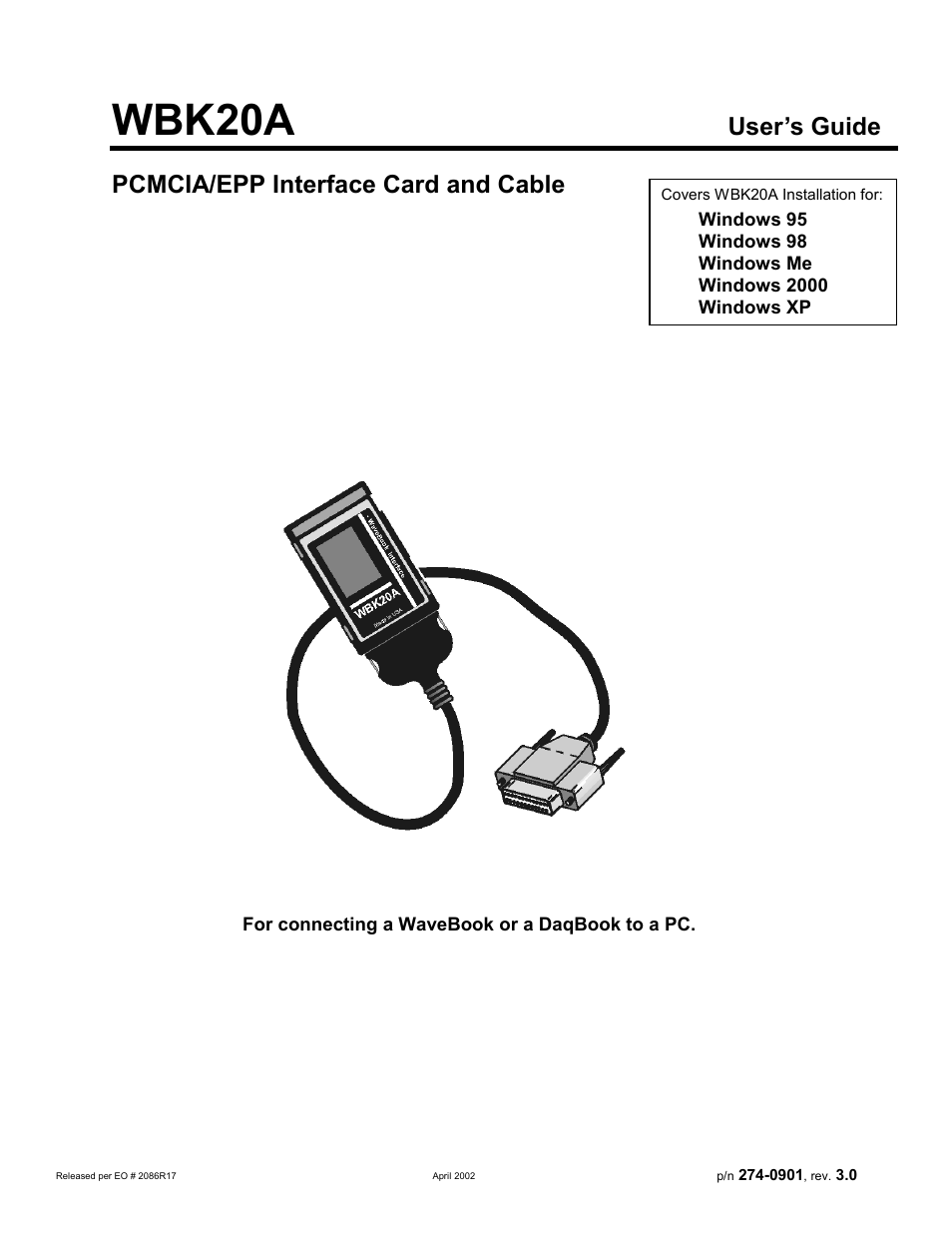 Measurement Computing WBK20A User Manual | 38 pages