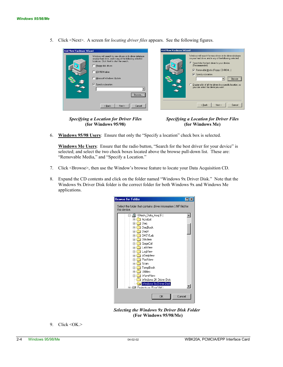 Measurement Computing WBK20A User Manual | Page 10 / 38