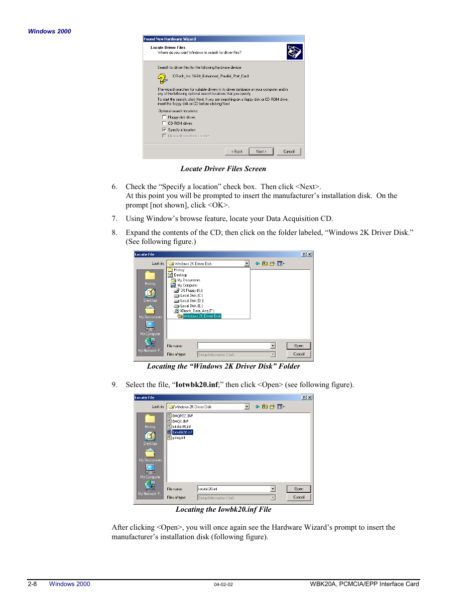 Measurement Computing WBK20A User Manual | Page 14 / 38