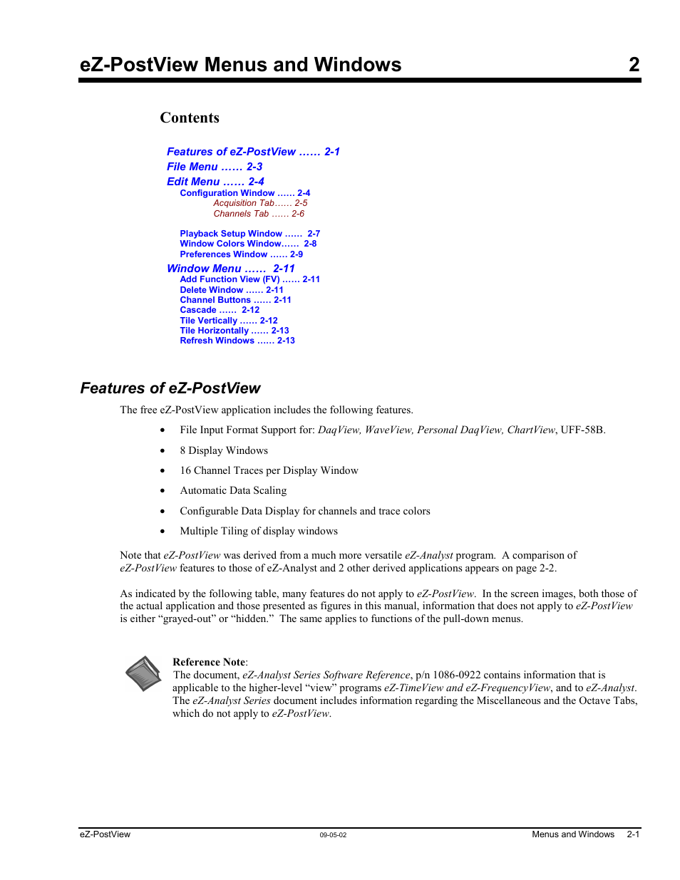 Measurement Computing eZ-PostView rev.2.0 User Manual | Page 12 / 144