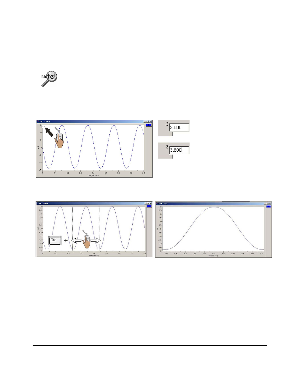Displaying channel pairs, Changing the display range | Measurement Computing eZ-PostView rev.2.0 User Manual | Page 131 / 144