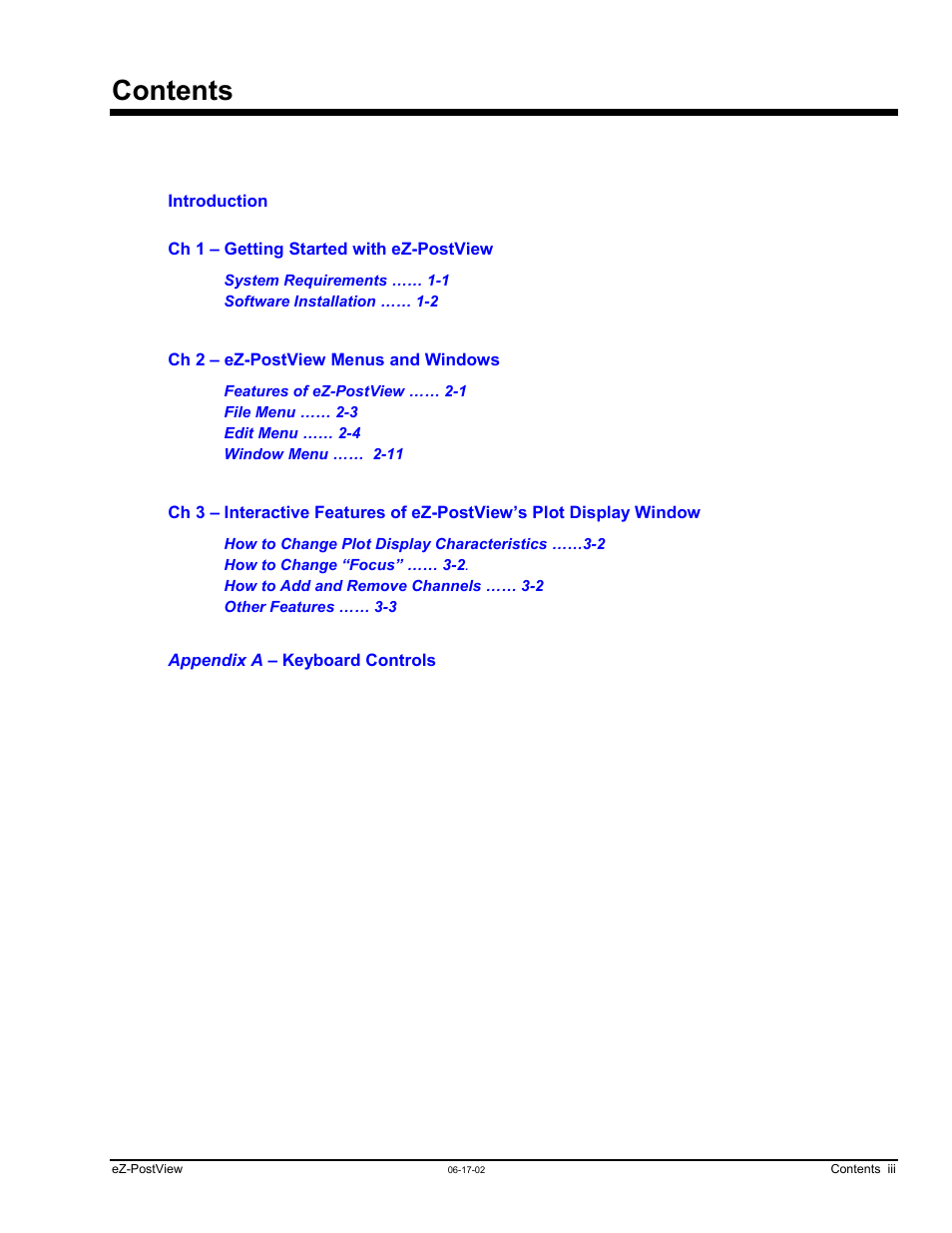 Measurement Computing eZ-PostView rev.2.0 User Manual | Page 4 / 144