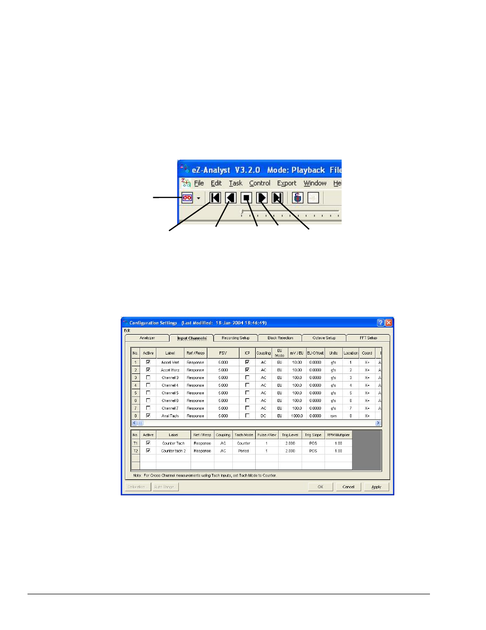 Playback mode, A word about configuration | Measurement Computing eZ-PostView rev.2.0 User Manual | Page 58 / 144