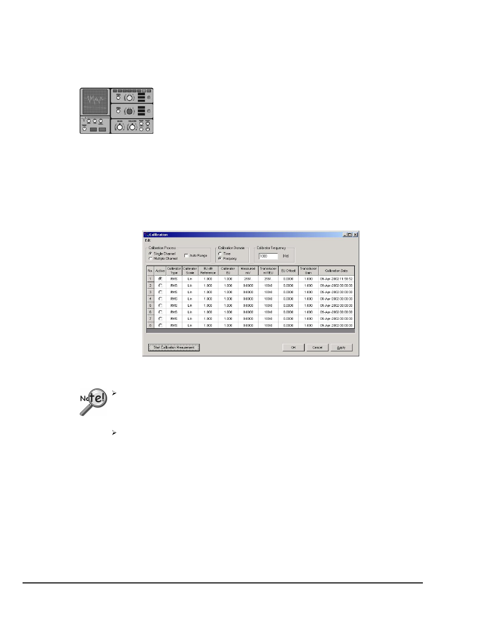 Calibration, Calibration……… -6, Task menu > calibration | Measurement Computing eZ-PostView rev.2.0 User Manual | Page 64 / 144