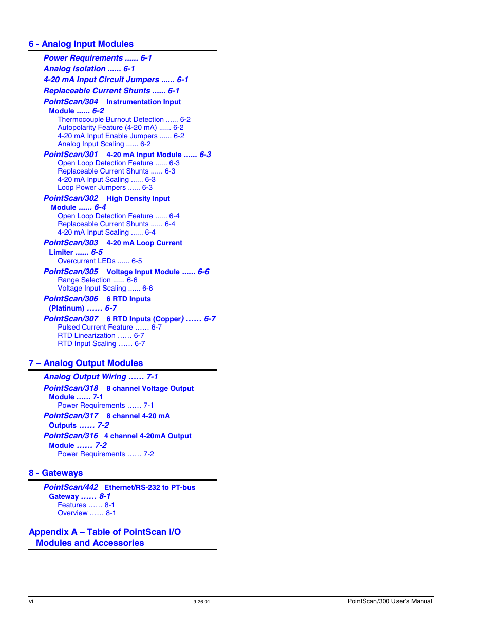 Measurement Computing PointScan 300 Series rev.1.0 User Manual | Page 6 / 42