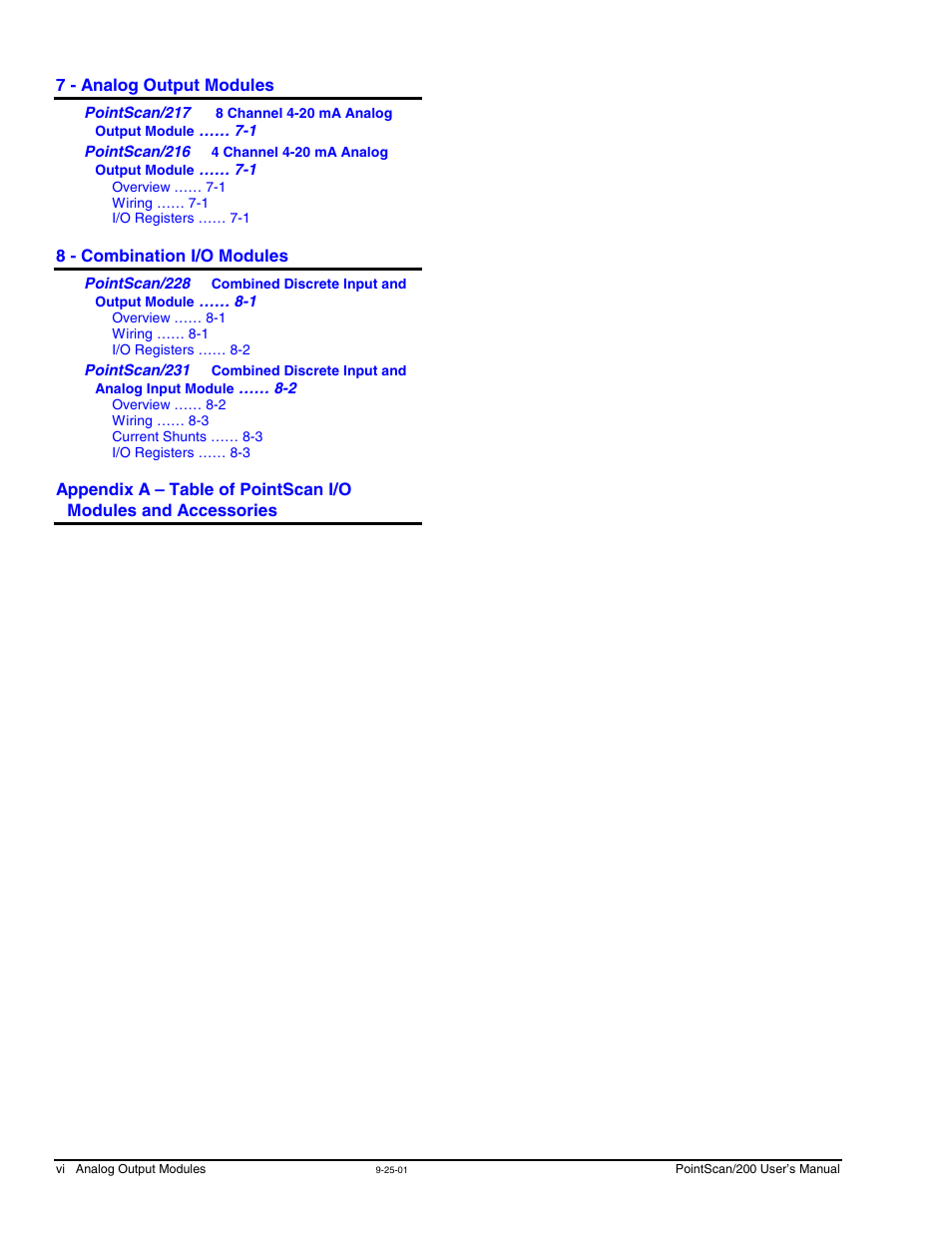 Overview | Measurement Computing PointScan 200 Series rev.1.0 User Manual | Page 6 / 36
