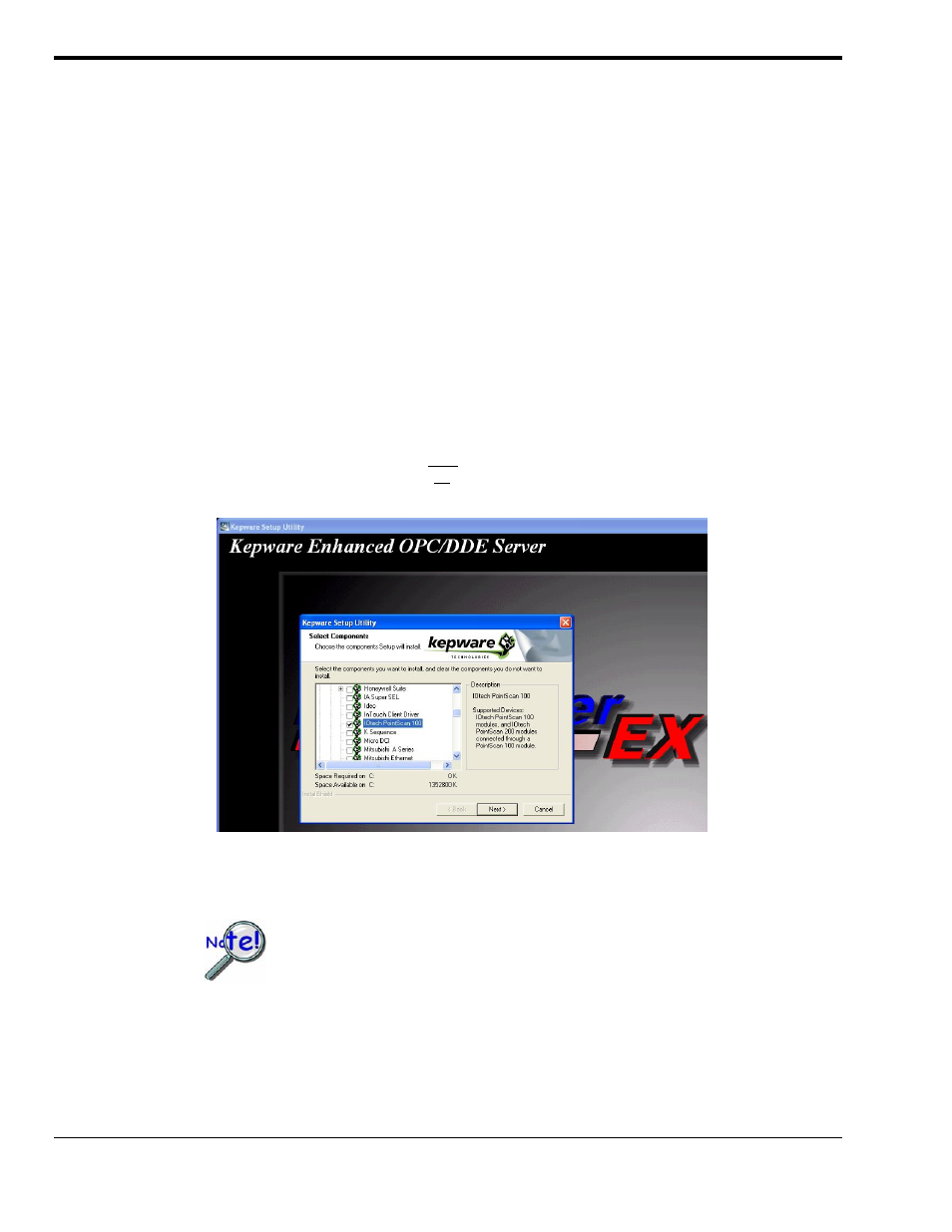 10 - install the kepserverex software, Step 10) install the kepserverex software | Measurement Computing PointScan Road Map rev.2.0 User Manual | Page 24 / 38
