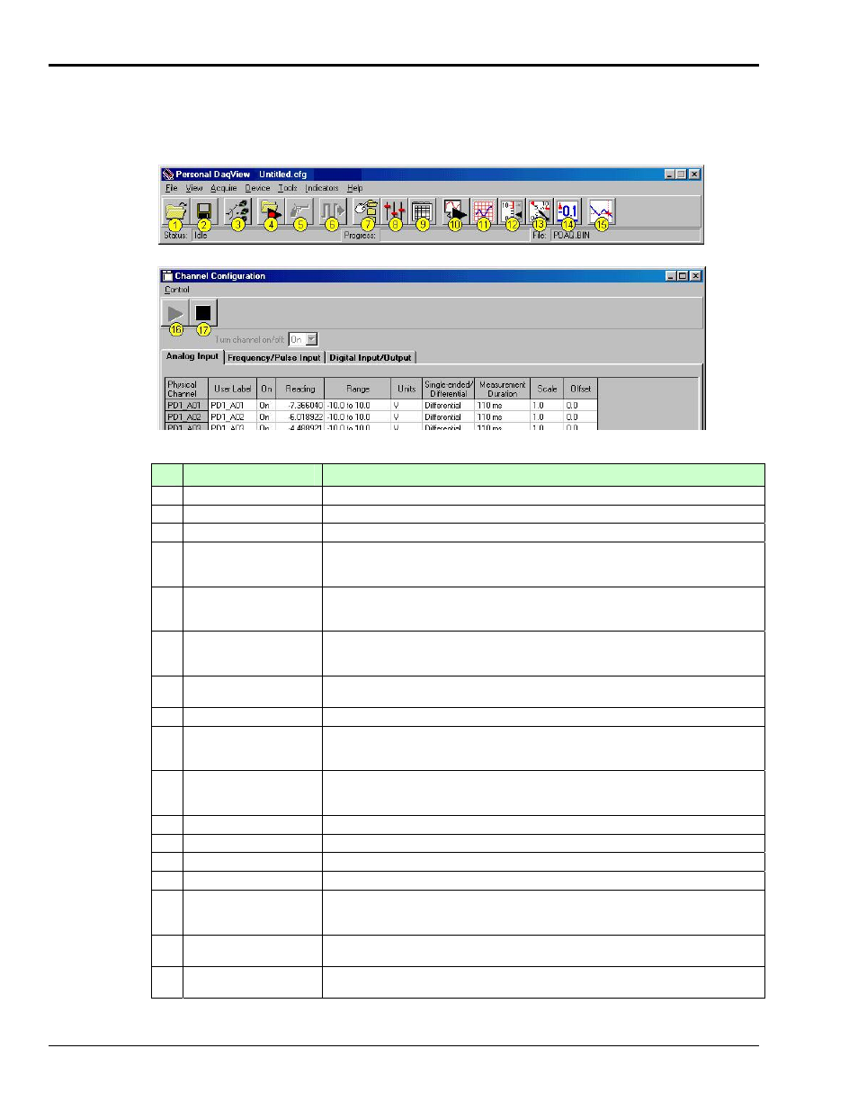 Configure system | Measurement Computing Personal Daq rev.6.0 User Manual | Page 16 / 170