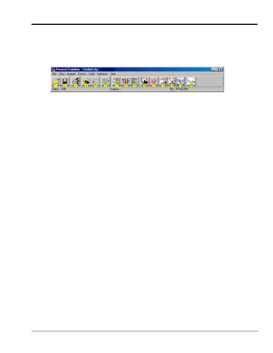 Quick start for personal daqview | Measurement Computing Personal Daq rev.6.0 User Manual | Page 19 / 170