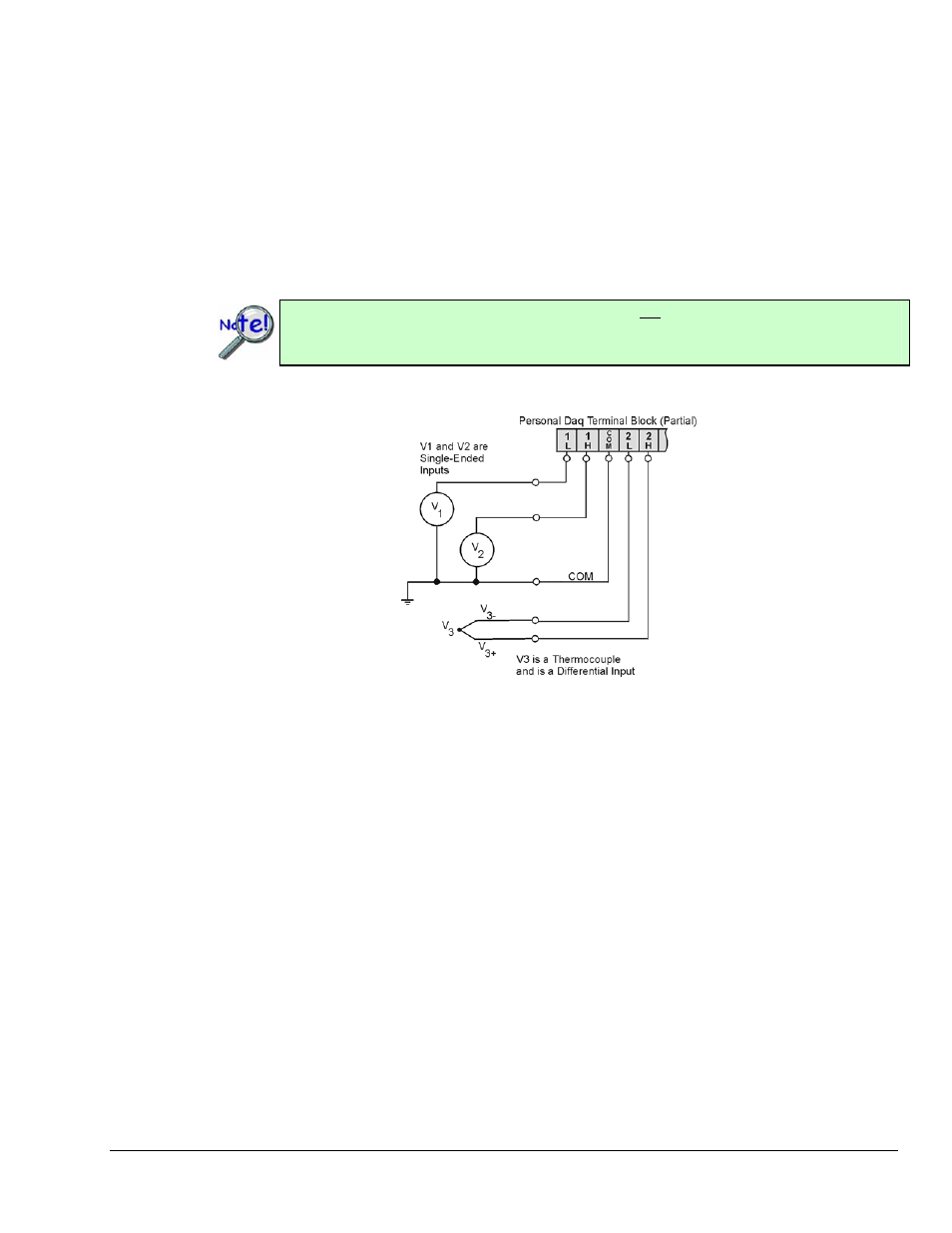 Analog input configuration, Measurement duration, sample rate, and resolution | Measurement Computing Personal Daq rev.6.0 User Manual | Page 25 / 170