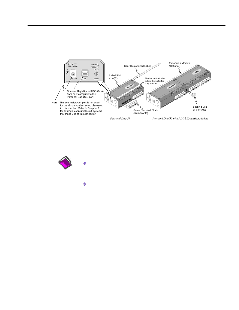 2) install hardware | Measurement Computing Personal Daq rev.6.0 Quick Start User Manual | Page 5 / 12