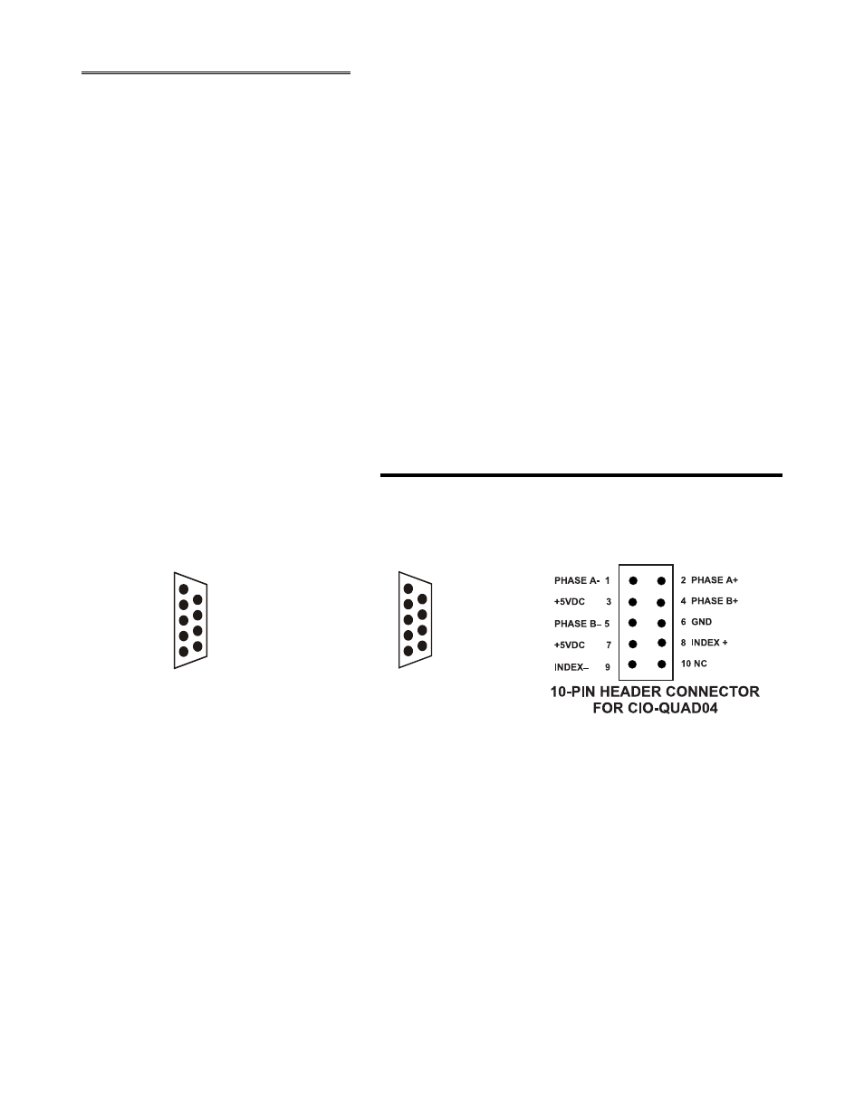 3 cio-quad connector diagram, D ifferential s ingle-e nded | Measurement Computing CIO-QUAD0x User Manual | Page 9 / 20